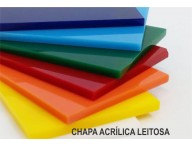 CHAPAS EM ACRÍLICO LEITOSO OU TRANSPARENTE- CHAPAS PARA CRIAÇÃO DE PEÇAS, STANDES, USO INDUSTRIAL OU COMUNICAÇÃO VISUAL